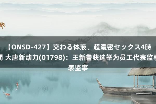 【ONSD-427】交わる体液、超濃密セックス4時間 大唐新动力(01798)：王新鲁获选举为员工代表监事