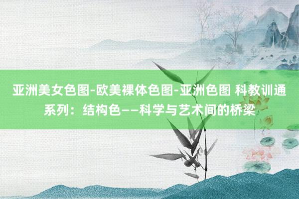 亚洲美女色图-欧美裸体色图-亚洲色图 科教训通系列：结构色——科学与艺术间的桥梁